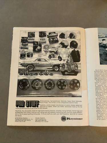 1971 MOPAR HEMI Bobby Martin Autographed Plymouth Performance Clinic PROGRAM - Picture 8 of 14