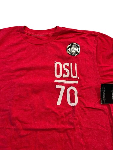 Ohio State Buckeyes NCAA College Men's T-Shirt Medium Red Short Sleeve Shirt NEW - Imagen 3 de 6