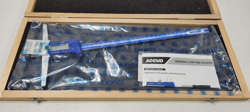 ACCUD DIGITAL DEPTH CALIPER, WIRELESS DATA TRANSFER SYSTEM, MAGNETIC V-BLOCK KIT - Picture 2 of 13