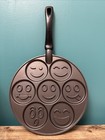 Nordic Ware Emoji Pancake Pan Smiley Face Martha Stewart Collection Holiday Fun