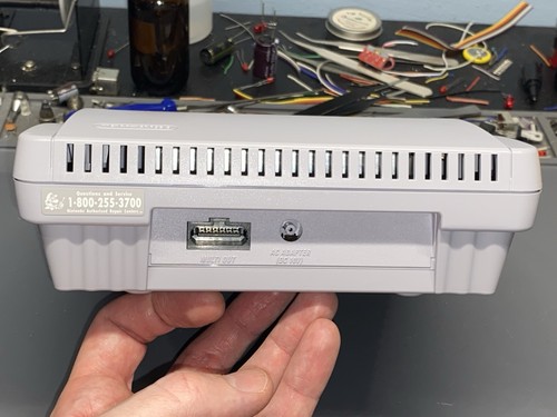 Ultimate SNES RGB Super Nintendo Console Mini Jr. 1 Chip Region Region LED - Picture 8 of 23
