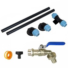 IBC Connection Set For Rainwater Tanks: For Durable, Easy To Use, Rust-Resistant