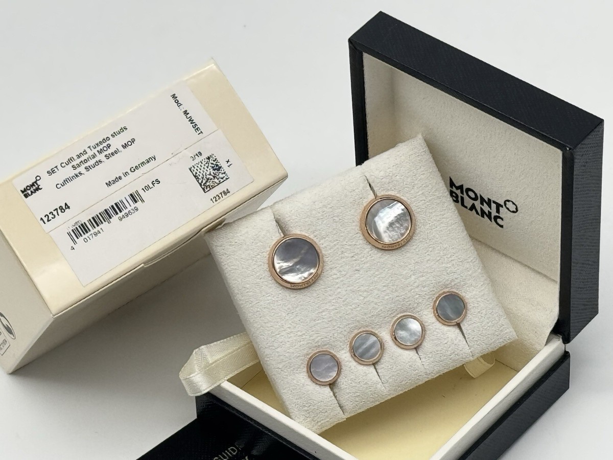 MONTBLANC モンブラン　カフス　ゴールド Cufflinks Meisterstück the Origin Collection coral - Luxury