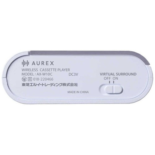 Toshiba AUREX Walky AX-W10C Kabelloser Bluetooth-Kassettenspieler, weiß,... - Bild 5 von 23