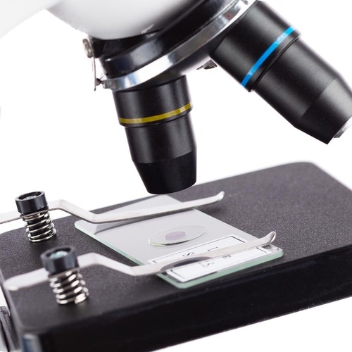 AMSCOPE-KIDS 40X-1000X Dual Illumination Microscope + Slide Prep Kit & Book - Picture 3 of 6