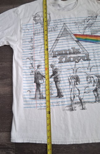 Camiseta Pink Floyd Azul Líquido Gráfica Diseño Cuaderno Vintage Rock Talla Grande  - Imagen 5 de 6