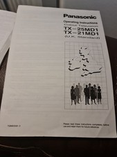 Panasonic Owners Manual Operating Instructions TX-25MD1 Colour TV