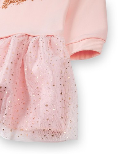 Disney Kleid rosa vorne Prinzessin Print Mädchen - Bild 4 von 9