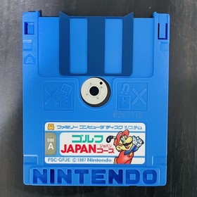Mario Golf US Course & JAPAN Course Nintendo Famicom Disk System FSC-GFUE & GFJE