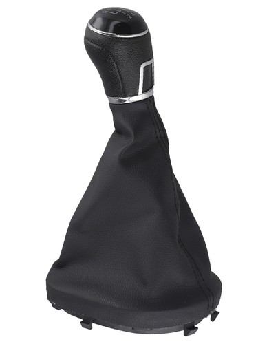 For Touran Compatible Black Shift Knob with Leather Boot for Manual 6 Speed - Picture 13 of 48