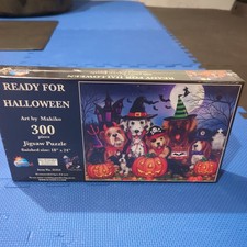 Jigsaw puzzle Seasonal Halloween Dogs Ready to Enjoy 300 piece NEW Made in USA