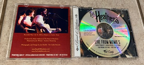 Band Of Heathens Live From Momo’s Promotional Radio EP CD Rare OOP 2006 - Imagen 3 de 4