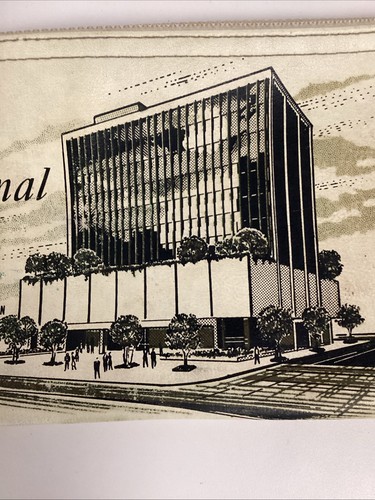 Purdue Nationalbank Tasche, alt, Reißverschluss, Werbung, Geschichte - Bild 3 von 6