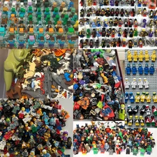 LEGO Bulk Lot Of Minifigures 5 Packs Star wars Ninjago Minecraft City You Choose