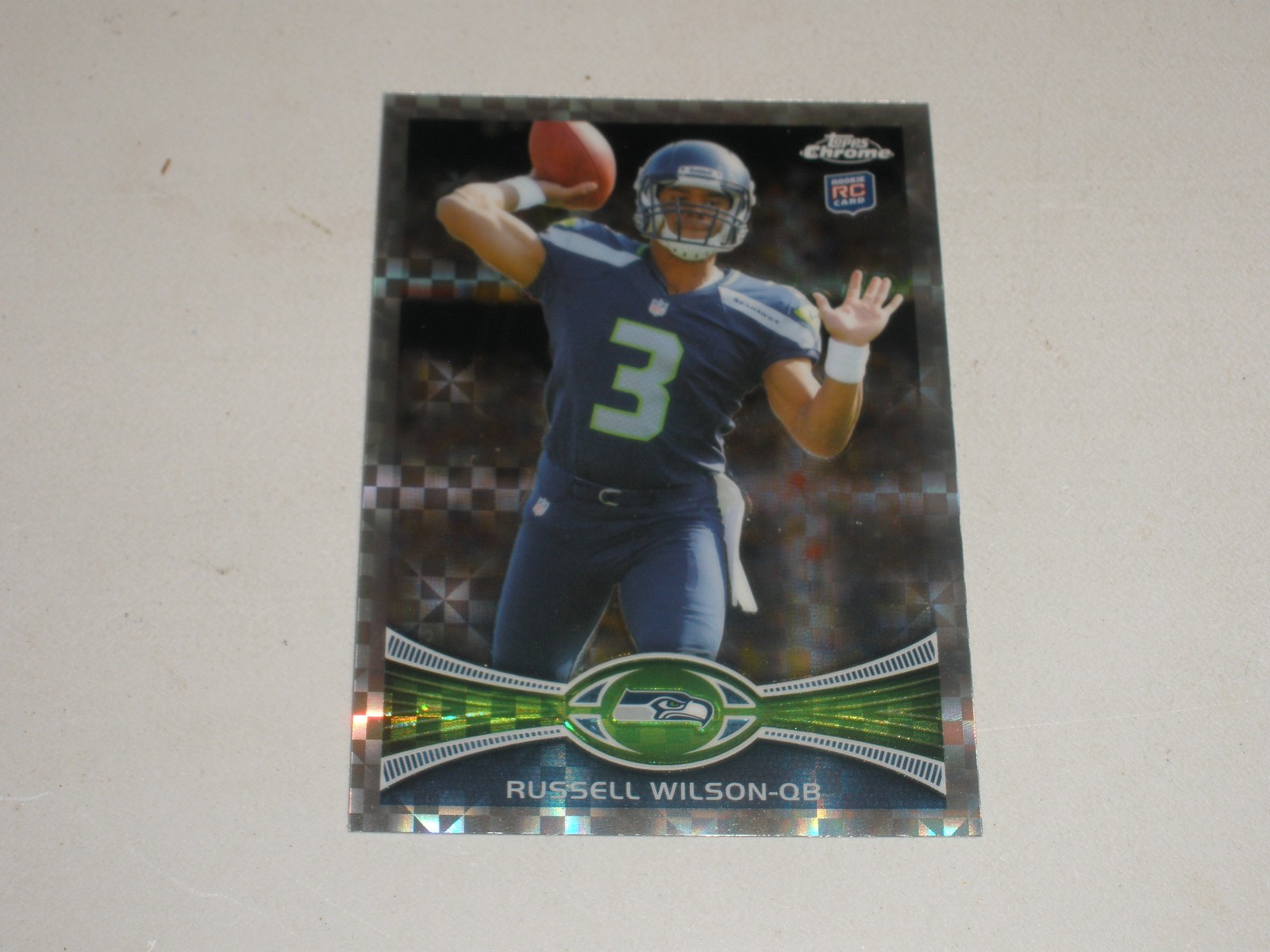 2012 Topps Chrome Xfractor Refractor #40 Russell Wilson Rookie RC