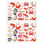 2pcs Colorful Kitchen Refrigerator Decorative Sticker