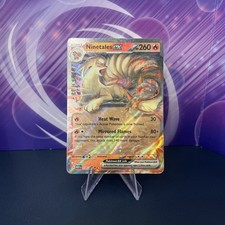 Pokémon Ninetales EX TCG Double Rare Holo Card 038/165 Scarlet & Violet 151