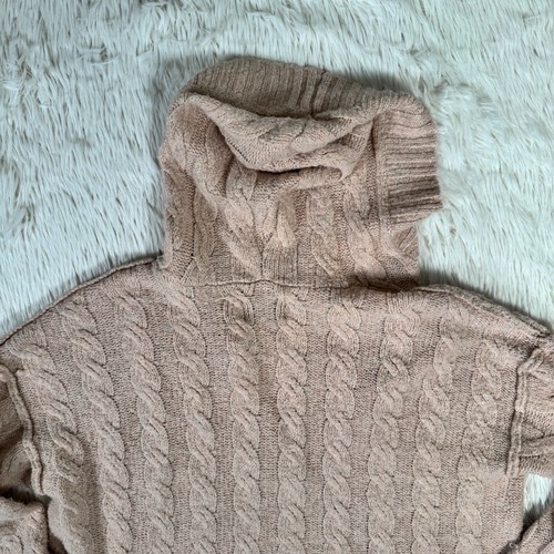 AMERICAN EAGLE Pink Long Sleeve Hooded V-Neck Sweater Women's Size Medium - Picture 21 of 24