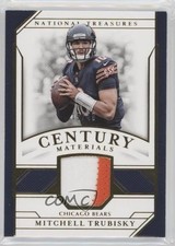 2018 Panini National Treasures Century Materials Prime /49 Mitchell Trubisky 6fs