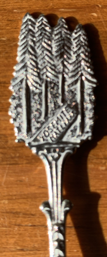Collectable Spoon Yosemite National Park USA, Deer, DAI Holland, Silver Plate - Picture 3 of 6