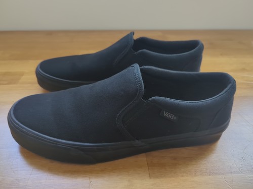 Vans Herren Schwarz Slipper Turnschuhe Größe 9,5 - Bild 2 von 11