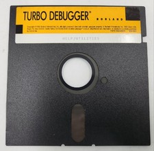 Borland Turbo Debugger Part 15LB-ASD03 BOR 0850 Help/Utilities 5.25" Disk