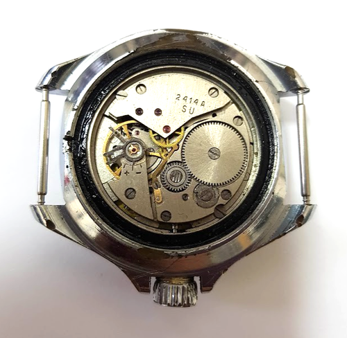 VINTAGE SOVIET RUSSIA USSR MENS WATCH VOSTOK KOMANDIRSKIYe MECHANICS NOT WORKING - Picture 11 of 15