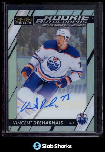 2023 O-PEE-CHEE PLATINUM #R-VD VINCENT DESHARNAIS ROOKIE AUTO RAINBOW RC