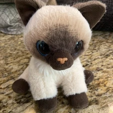 Pets Alive Smitten Kittens Siamese Cat Mooloo Interactive Plush Works