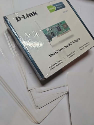 D-Link DGE-530T Gigabit Desktop Adapter 10/ 100/ 1000Mbps PCI with Install Disc - Picture 10 of 11