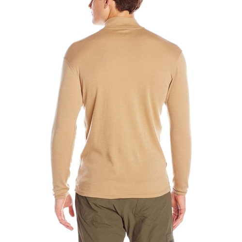100% Merinowolle - Herren Midweight Quarter Zip - Warmer Pullover - Midlayer - D... - Bild 2 von 7
