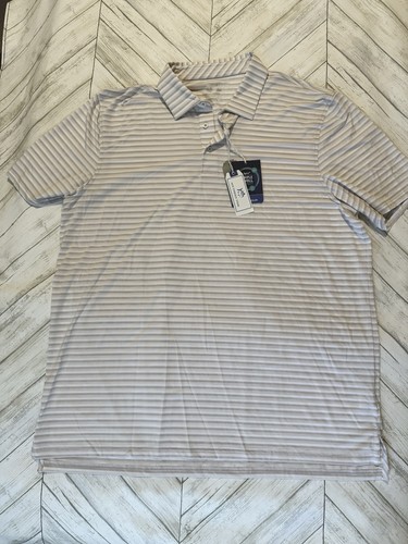 Southern Tide Shirt Waypoint Stipe Perf Polo Lavender Mist Men’s XXL New w Tags - Picture 1 of 7