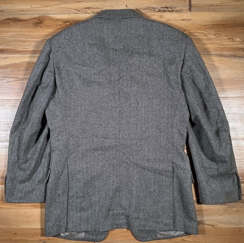Baldessarini Hugo Boss 100% Cashmere Rainbow Fleck Herringbone Tweed SC 38R 38S - Picture 10 of 12