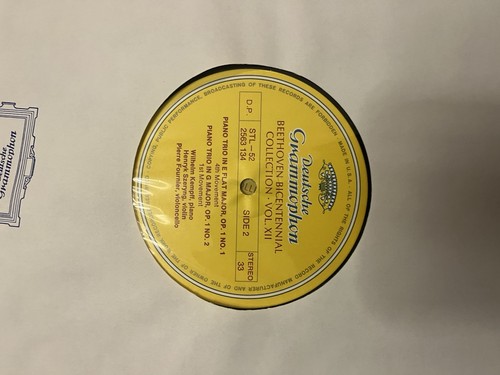 Beethoven Bicentennial Collection Volume XII 5 LP Set Piano & String Trios - Picture 9 of 9