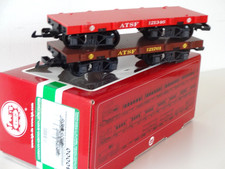LGB  Art. Nr. 40000   4-Achs US Flachwg. (2-er Set) (unbespielt) (selten)