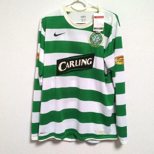 Shunsuke Nakamura Celtic 07/08 Size L Long Sleeve Nike Soccer Jersey Signed - Picture 3 of 11