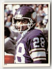 1981 Topps Stickers Ahmad Rashad #215 Minnesota Vikings