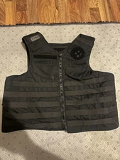 Point Blank Men's Carrier Armor Vest Size Large without Soft Panels