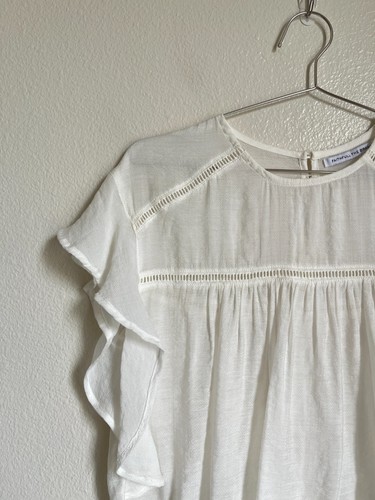 FAITHFULL THE BRAND Top Fluido Transparente Fluido en Blanco Talla XS - Imagen 2 de 5