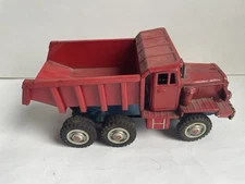 SSS Shoiji Friction Tin Toy Made In Japan 1958 Oshkosh Off Dump Truck  (6)