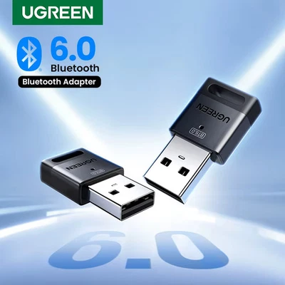 Adaptateur Bluetooth 6.0 USB Dongle PC Windows 11 10 8.1 Clavier Souris Casque - Photo 1/4