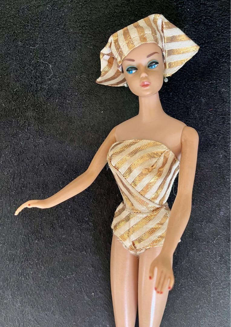 人形 Vintage Fashion queen Barbie Doll 1963 Barbie Fashion Queen #870 1963 - 870_1963 BarbiePedia