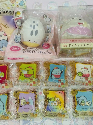 Neuf✨RARE lot squishy série pain San-X Sumikko Gurashi ! - Photo 4 sur 5