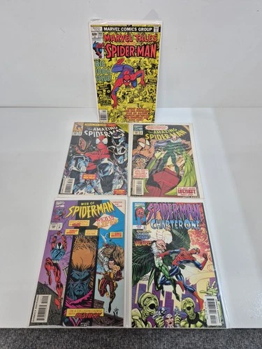Vintage Spider-Man Marvel Comic Book Lot Of 5 High Grade