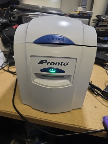 Magicard Pronto ID Card Printer Single Sided- NOT FULLY TESTED.  - Picture 7 of 15