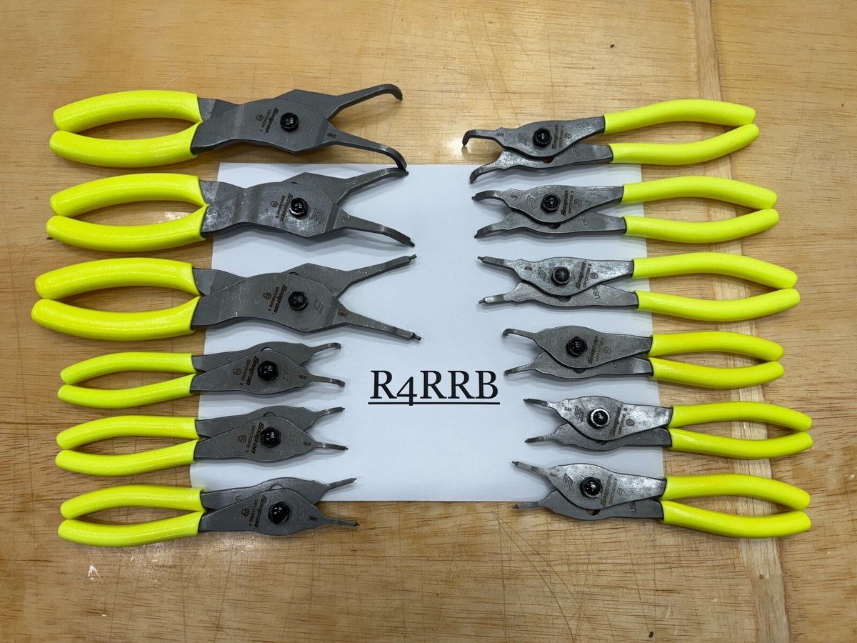 Snap-on Tools USA NEW RARE HIVIZ MASTER 12 PIECE Snap Ring