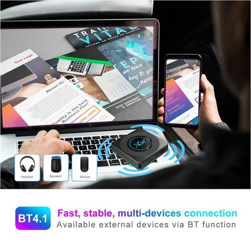 X96 X4 S905X4 Android 11.0 Smart TV Box 4G 32G/64G TV Box WiFi Reproductor multimedia HDR - Imagen 9 de 16