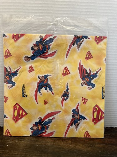 Hallmark Superman Geschenkpapier. 8 1/3 Quadratfuß. Wraps 2 Shirtboxen - Bild 2 von 4