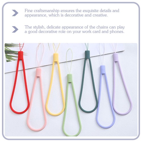 10 Pcs Mobile Phone Straps Silicone Hanging Rope Universal Lanyard - Zdjęcie 7 z 12
