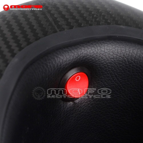 Black Carbon Predator Motorcycle Full Face Vented Iron Warrior Man Helmet L Size - Picture 11 of 12